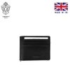 VÍ ĐỰNG THẺ DA CALFSKIN 016 2 - BLACK - MEDICI OF FLORENCE - NHẬP KHẨU CHÍNH HÃNG TỪ ITALIA