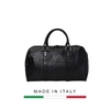 TÚI DU LỊCH DA CALFSKIN 9275 - Black -  MEDICI OF FLORENCE - SẢN XUẤT THỦ CÔNG TẠI ITALIA