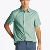 ÁO SƠ MI NAM HỌA TIẾT KẺ SỌC MÀU FORT GREEN MW0MW39161_0CD - TOMMY HILFIGER - NHẬP KHẨU CHÍNH HÃNG TỪ Ý