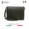 TÚI LAPTOP NAM DA SOFT CALFSKIN MÀU ĐEN 030491NE * 91Ne  – OLD ANGLER - SẢN XUẤT THỦ CÔNG TỪ ITALY