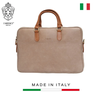 TÚI LAPTOP CALFSKIN 110 DL - Acacia -  MEDICI OF FLORENCE - SẢN XUẤT THỦ CÔNG TẠI ITALIA