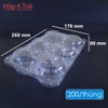 HỘP NHỰA ĐỰNG 6 TRÁI TÁO