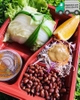 Hộp nhựa 5 ngăn đỏ đen HC5