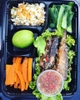 Hộp nhựa 5 ngăn đỏ đen HC5