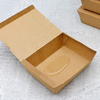Hộp giấy kraft đựng thực phẩm 700ml - nắp giấy liền