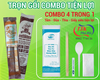 In vỏ combo dụng cụ ăn uống