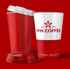 Ly giấy đựng nước lộc, cốc giấy dùng 1 lần 33oz -1000ml