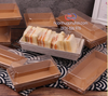 Hộp giấy Kraft nắp trong đựng sushi