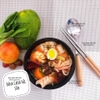 HỘP NHỰA TRÒN ĐEN 600ml
