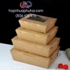 Hộp giấy Kraft salad