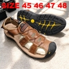 Sandal nam big size, dép quai hậu size ngoại cỡ (45 46 47 48) - NÂU - 44UP.SD.02Br