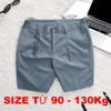 Quần Short Tây Lưng Thun Co Giãn  Big Size Nam (80-130kg)