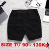 Quần Short Tây Lưng Thun Co Giãn  Big Size Nam (80-130kg)