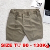 Quần Short Tây Lưng Thun Co Giãn  Big Size Nam (80-130kg)