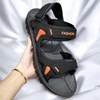 Giày Sandal Big Size Nam 2 Quai Ngang có size (45 46 47 48 49 50) - ĐEN