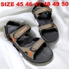 Giày Sandal Big Size Nam 2 Quai Ngang có size (45 46 47 48 49 50) - NÂU