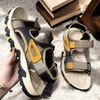 Sandal Quai Dán Big Size Nam Da Thật 44 45 46 47 48 - NÂU