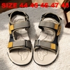 Sandal Quai Dán Big Size Nam Da Thật 44 45 46 47 48 - NÂU