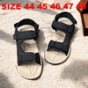 Sandal Quai Dán Big Size Nam Da Thật 44 45 46 47 48 - ĐEN