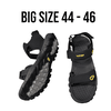 Sandal nam big size, dép quai hậu size ngoại cỡ (size 44 45 46 ) - Đen - 44UP.NV8617B