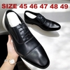 Giày Tây Nam Big Size - Da Thật - Size 45 46 47 48 49 - Đen