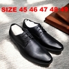 Giày Tây Nam Big Size - Da Thật (45 46 47 48 49) - ĐEN