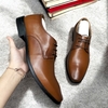 Giày Tây Nam Big Size - Da Thật - Size (45 46 47 48 49) - NÂU
