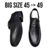 Giày Tây Nam Big Size - Da Thật (45 46 47 48 49) - ĐEN