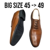Giày Tây Nam Big Size - Da Thật (45 46 47 48 49) - NÂU