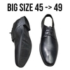 Giày Tây Nam Big Size - Da Thật - Size (45 46 47 48 49) - ĐEN