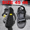 Sandal 2 quai nam big size, dép quai hậu size lớn (size 45 46) - Đen - RV964B