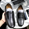 Giày Lười Da Big Size Nam - Da Thật, Có Size Lớn (45 46 47 48 49 50) - Đen