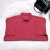 Áo Sơ Mi Tay Ngắn Vải Mango Big Size Nam (80-130kg) - Đỏ