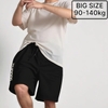 Quần Short Thun Thể Thao Nam Big Size Running (90-140kg) - Xanh Chàm - BF.QS.11Ch