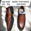 Giày Tây Xỏ Nam Big Size - Da Thật, Có Size Lớn (45 46 47 48 49 50)