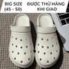 Dép Nhựa Bít Mũi Big Size Nam (45 46 47 48 49 50)