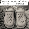 Dép Nhựa Bít Mũi Big Size Nam (45 46 47 48)