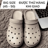 Dép Nhựa Bít Mũi Big Size Nam (45 46 47 48 49 50)
