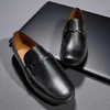 Giày Lười Da Big Size Nam - Da Thật, Có Size Lớn (45 46 47 48 49 50) - Đen - GLDB.03B