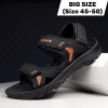 Giày Sandal Big Size Nam 2 Quai Ngang có size (45 46 47 48 49 50) - NÂU - 44UP.SD.06Br