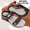 Sandal nam big size, dép quai hậu size ngoại cỡ (size 44 45 46) - XÁM - 44UP.SD7939G