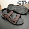 Sandal nam big size, dép quai hậu size ngoại cỡ (size 45 46 47) - Nâu - SD.07Br