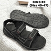 Sandal nam big size, dép quai hậu size ngoại cỡ (size 45 46 47) - Đen - 44UP.SD.08B