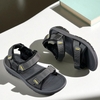 Sandal 2 quai nam big size, dép quai hậu size lớn (size 45 46 47) - Đen - RV679B