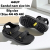 Sandal 2 quai nam big size, dép quai hậu size lớn (size 45 46 47)