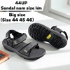 Sandal 2 quai nam big size, dép quai hậu size lớn (size 45 46 47)