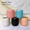 Chậu cây mini ?? Gốm Sứ Bát Tràng ?? chậu trồng xương rồng,sen đá,chậu Bo Trụ GOMPHUQUY TM36