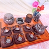 [Rẻ vô địch] [Siêu Sale] [FreeShip] Bộ Ấm Chén Pha Trà Sứ Cao Cấp SƯƠNG MAI Định Châu Hoa Sen