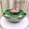 Minh Đường Tụ Thuỷ ⚱ Gốm Sứ Bát Tràng ⚱ bát sen thả hoa đẹp decor xanh cao cấp GOMPHUQUY