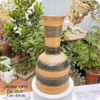 Bình hoa decor ⚱ Gốm Sứ Bát Tràng ⚱ bình gốm cắm hoa trang trí men khô GOMPHUQUY TT06